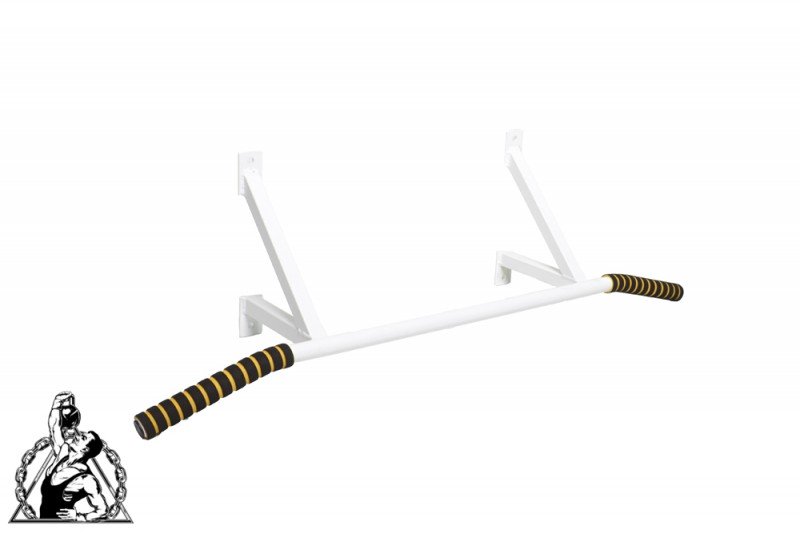 turnikmaster.ru Турник Наддверный с широким хватом компакт белый