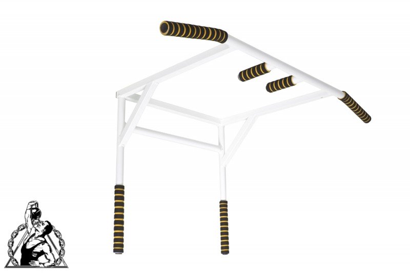 turnikmaster.ru Турник+Брусья Профессионал 2.0 (2 в 1) белый